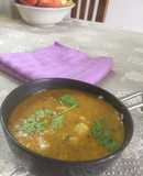 Boiled arbi(colocasia) in curd gravy