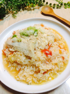 經典雞肉番茄洋蔥燉飯 的食譜成品照片