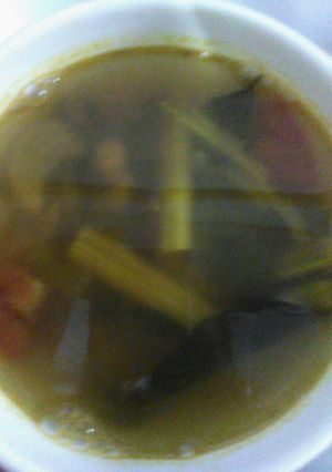 A picture of Tomato rasam.