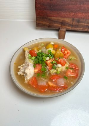 A picture of ABC Soup (Chinese Chicken Stew).