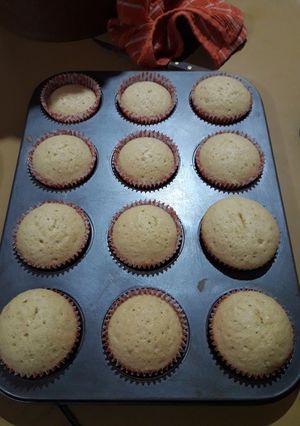 Una foto de Cupcakes de vainilla