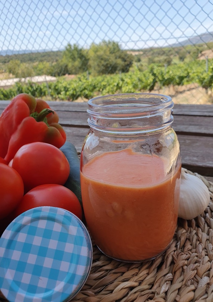 Una foto de Gazpacho andaluz (sin pan)