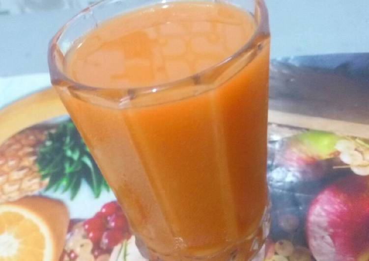 Carrot and orange drink!