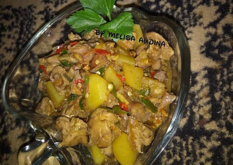 Resep Hati ampela kentang pedas manis, Sempurna