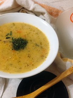عکسی از دستور سوپ کدو حلوایی