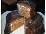 Chocolate crepe cake