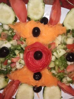 صورة لوصفة سلاطة الخضر