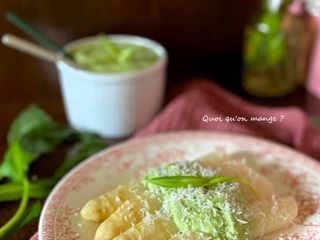 Asperges Blanches – Sauce à l’Ail des Ours