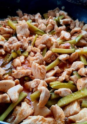Hentes tokány csirkemellből recept fotója