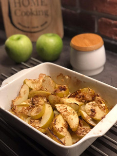 Una foto de Manzanas al horno