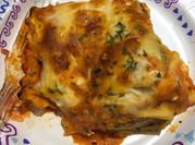 A picture of baked ravioli