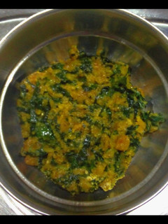 મેથીની ભાજીનું લોટવાળું શાક(methi bhaji nu lotvalu shaak recipe in gujarati) રેસીપી મુખ્ય ફોટો
