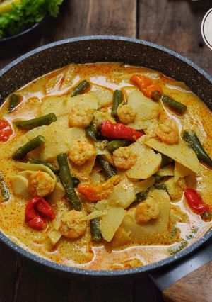 Foto resep Gulai rebung udang
