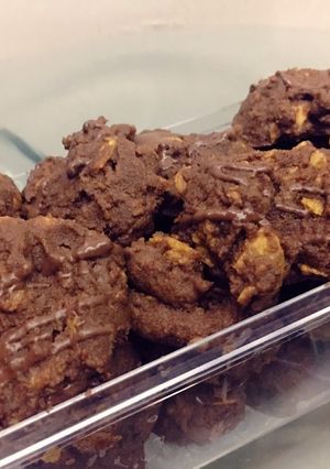 Foto resep Choco Cereal Cookies(Nyoklaaaaat lumer di mulut)