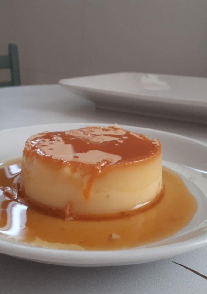 Una foto de Flan de huevo