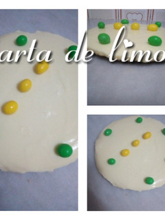 Una foto de Tarta de limón sin horno