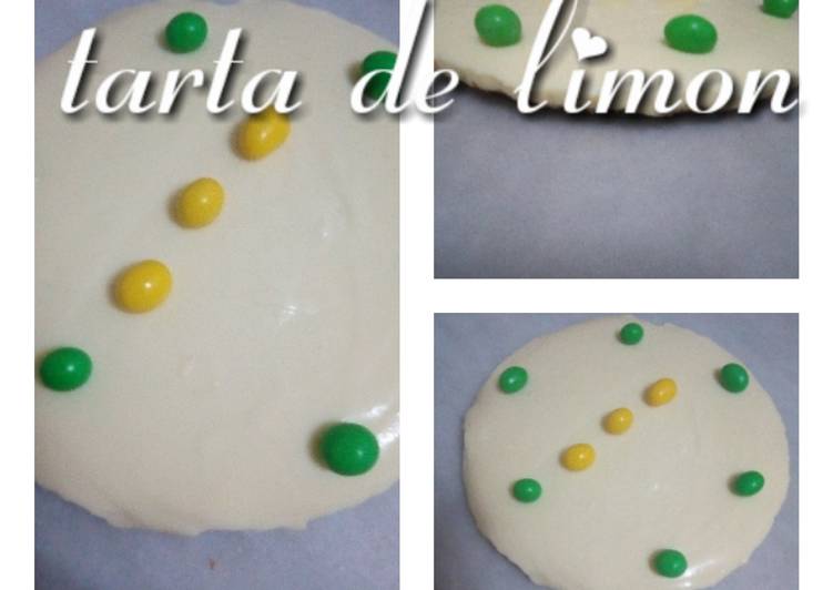Tarta de limón sin horno