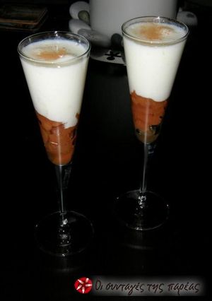 A picture of Homemade pudding.