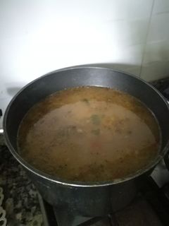 Una foto de Sopa de res