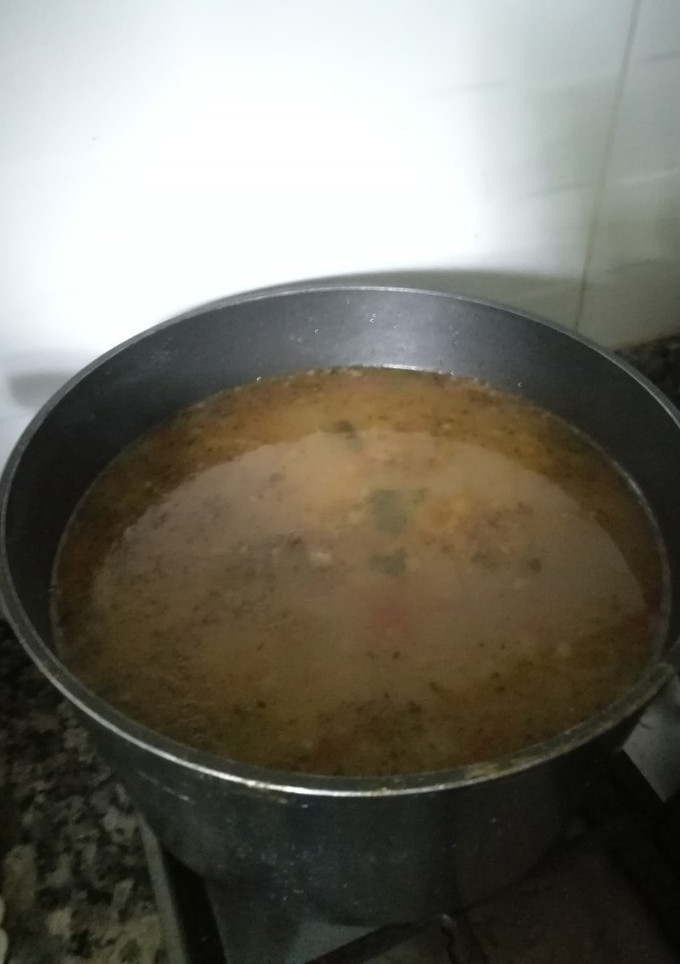 Una foto de Sopa de res