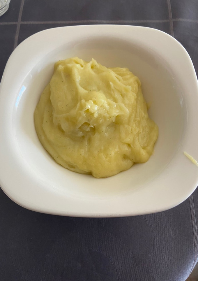 Una foto de Puré de patatas al vapor