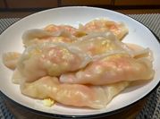 A picture of vegetable egg dumpling