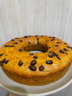 Foto resep Banana Cake With Choco Chips