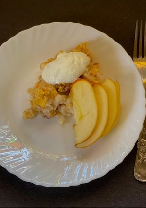 A picture of Custard Apple - Oats Crumble.