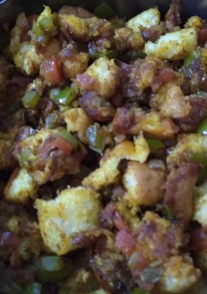 A picture of Masala Pav.