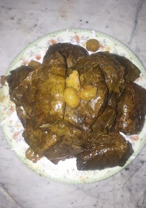 عکسی از دستور دلمه برگ مو