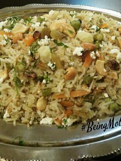 A picture of Jaipuri Pulao.