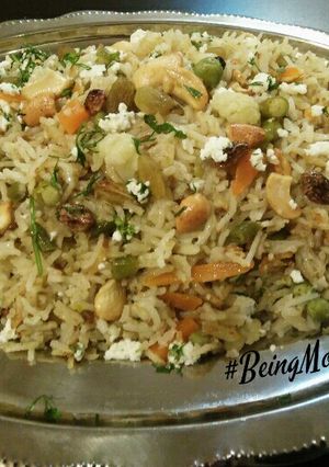 A picture of Jaipuri Pulao.