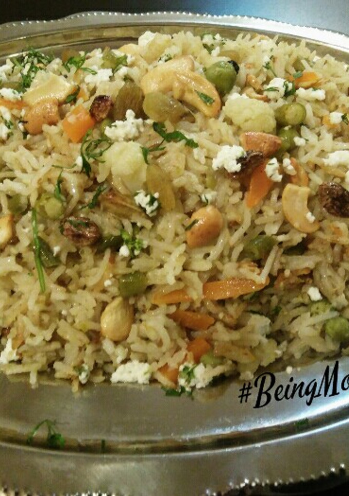 A picture of Jaipuri Pulao.