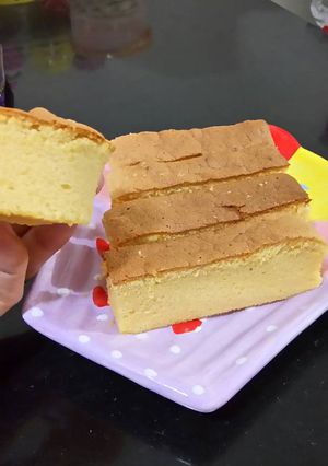 Foto resep Condensed Milk Cotton Cake 🍼