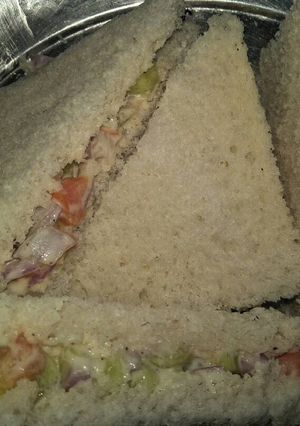 A picture of Veg sandwich.