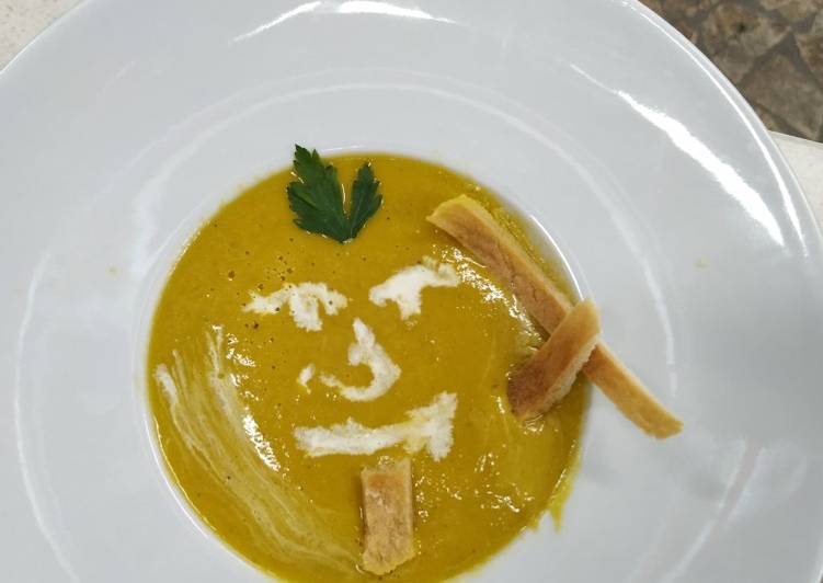 Recipe of Perfect Créme Carrot Soup