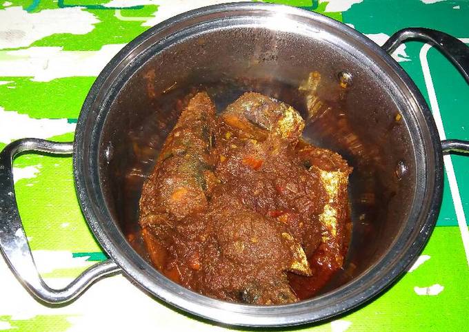 Rendang ikan kembung layang