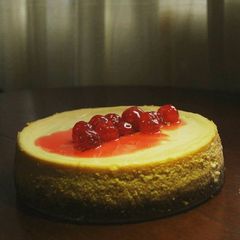 A picture of NY Cherry Cheesecake.