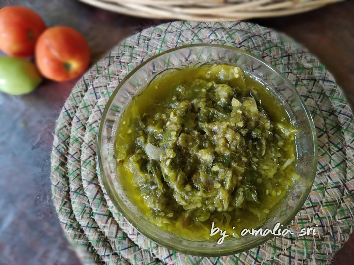 Yuk intip, Bagaimana cara memasak Sambal Cabe Ijo Padang dijamin enak