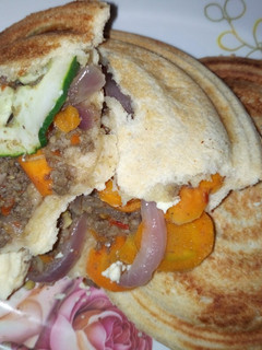 Sandwich a saukake ainihin hoton girkin