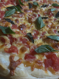 Una foto de Pizza margarita