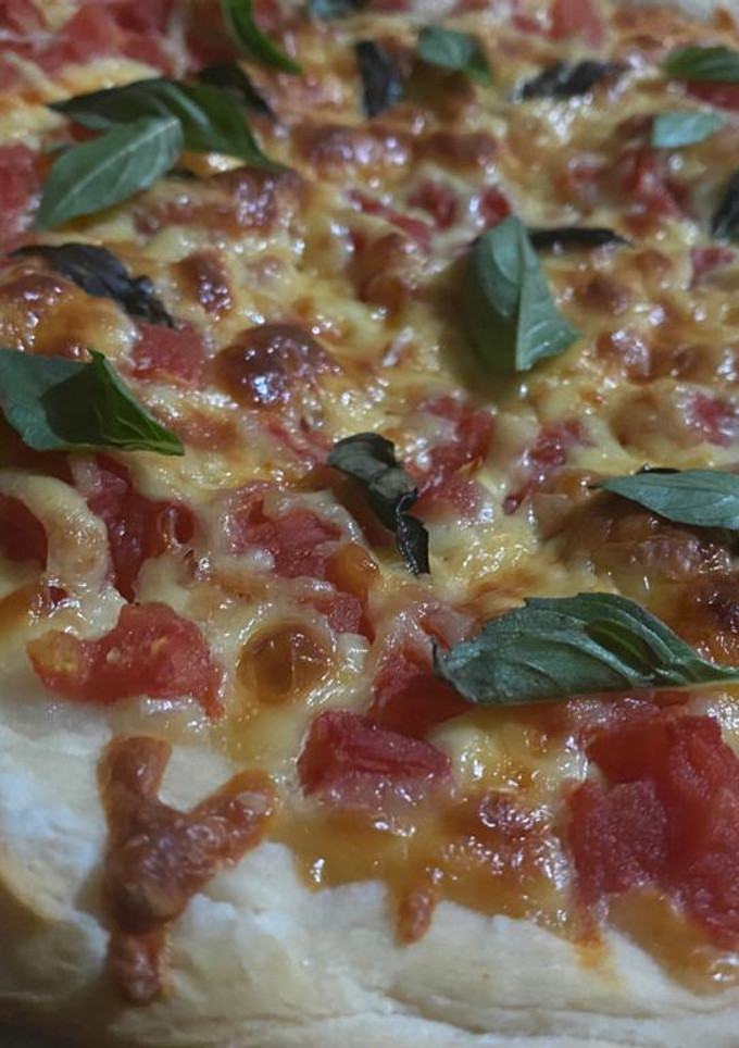 Una foto de Pizza margarita