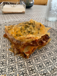 Una foto de Lasaña boloñesa con verduras