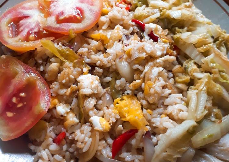 Langkah Mudah untuk Menyiapkan Nasi Goreng Campur Sayur-Telur Orak Arik (Mudah Membuatnya)  Anti Gagal