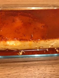 Una foto de Flan de leche condensada