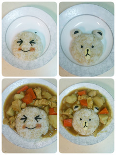 Line熊大.饅頭人咖哩餐 的食譜成品照片