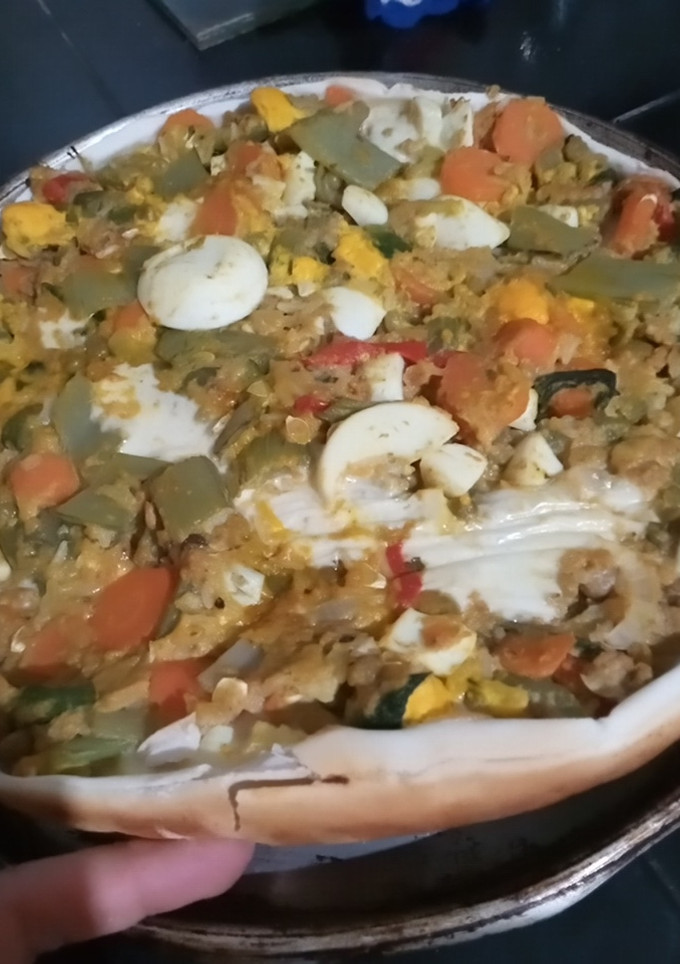 Una foto de Tarta de pencas de acelga !