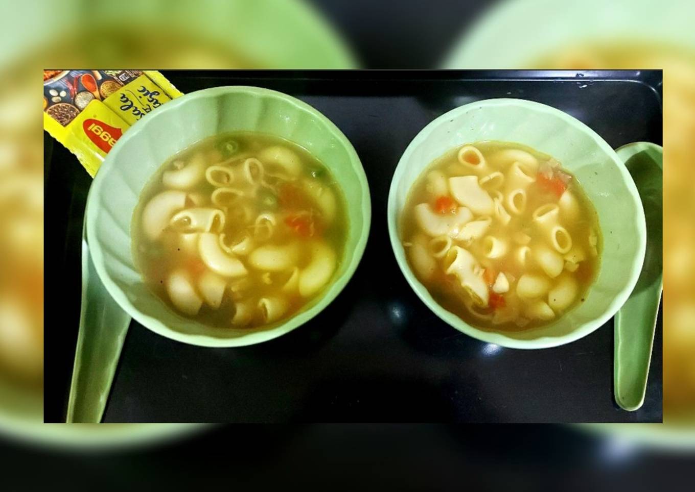 Veg Maggi Masala Soup