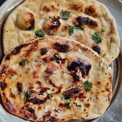 A picture of Ginger garlic Naan.