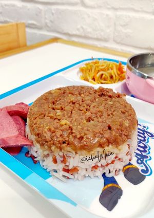 Foto resep Nasi Tim Daging Teriyaki